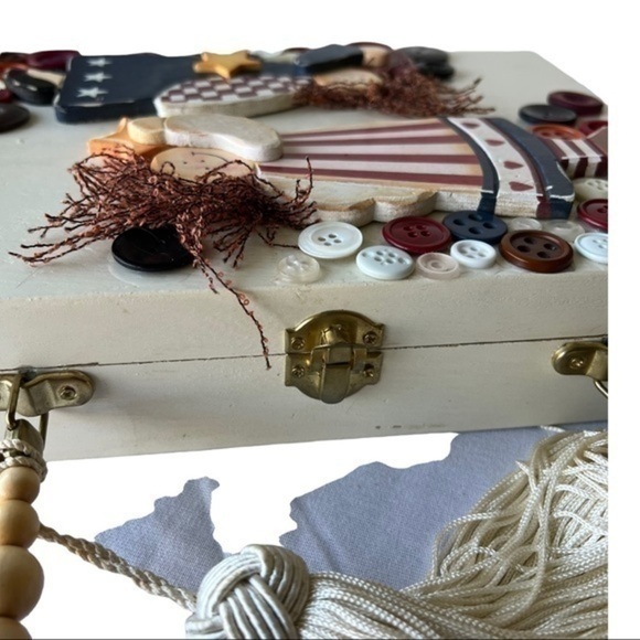 Vintage Wooden Jewelry / Handmade Custom Hand Bag